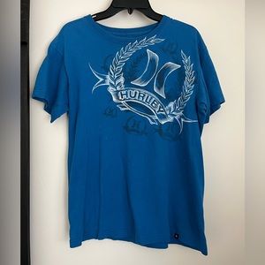 Hurley blue t shirt